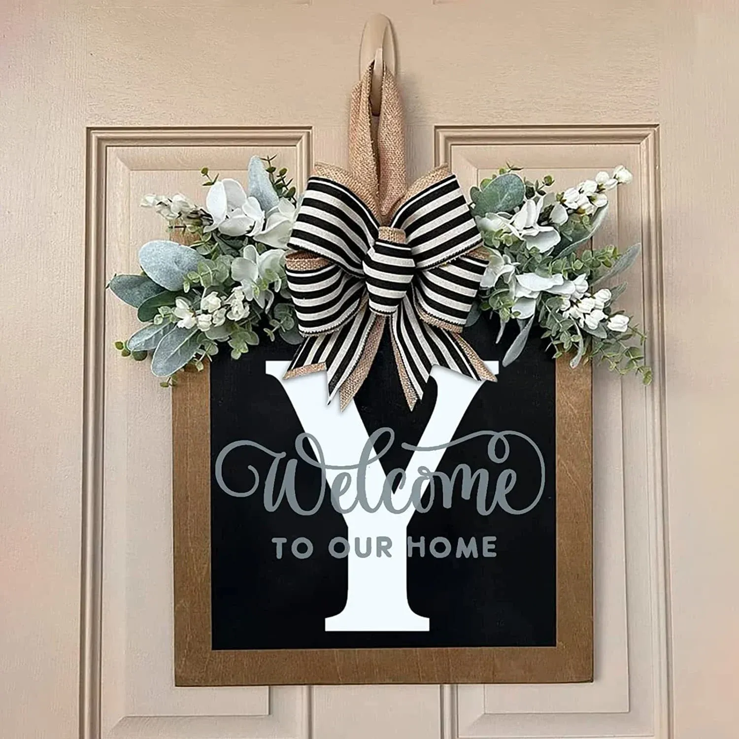 Welcome Front Door Wreath - Image 31