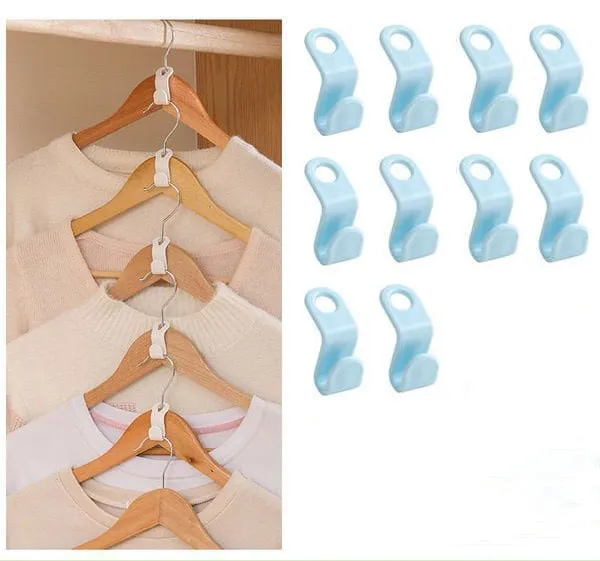 【🔥The 2024 The best closet helper】Space-Saving Clothes Hanger Connector Hooks - Image 12