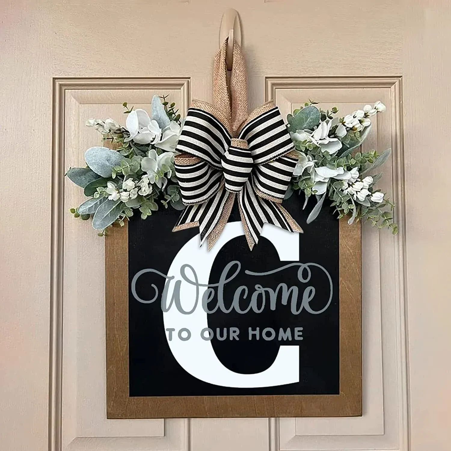 Welcome Front Door Wreath - Image 9