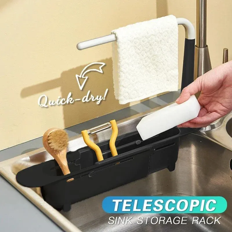 Updated Telescopic Sink Storage Rack😊 - Image 2