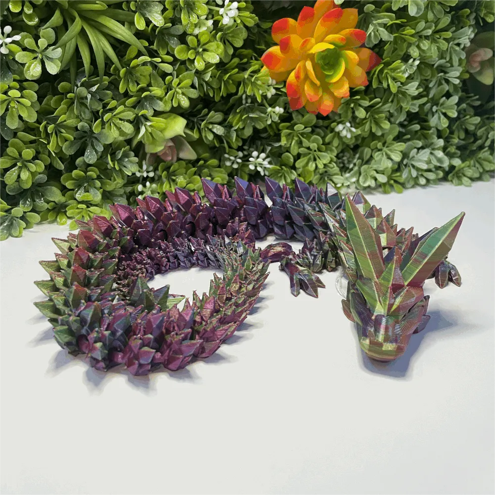 Articulated Crystal Dragon and Dragon Egg - Image 7