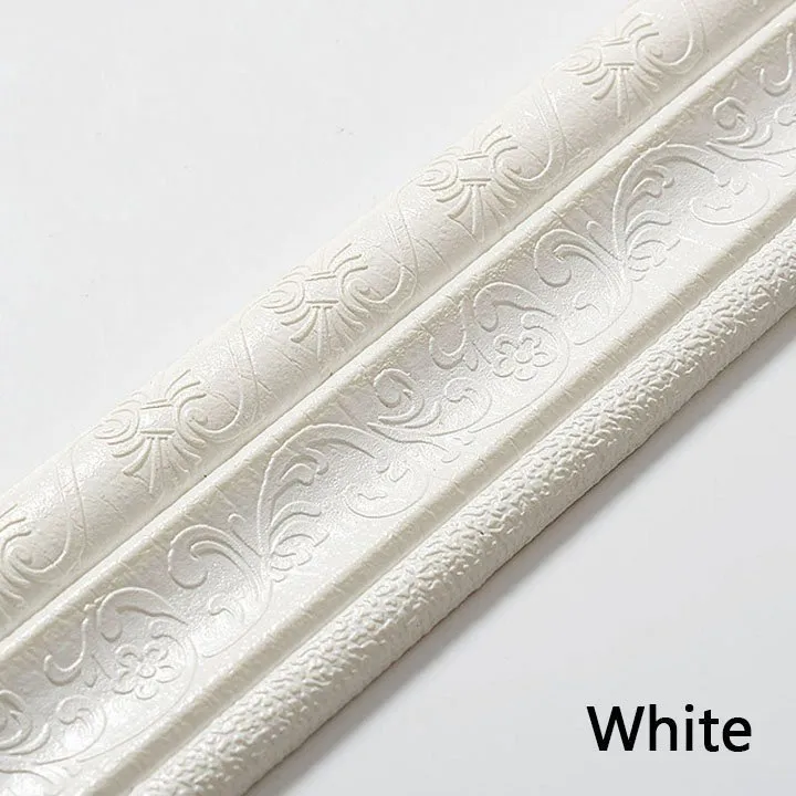 Self-Adhesive Environmental Protection 3D Wall Edging Strip (7.55 FEET/ROLL) - Image 8
