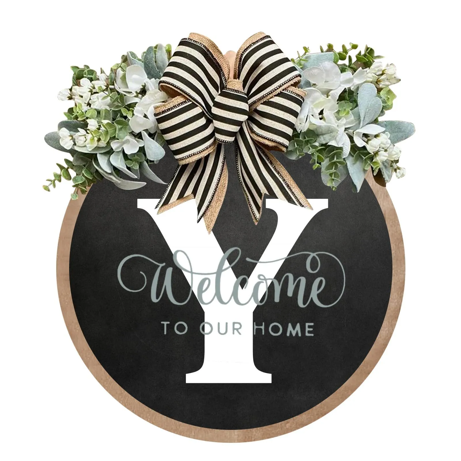 Welcome Front Door Wreath - Image 57