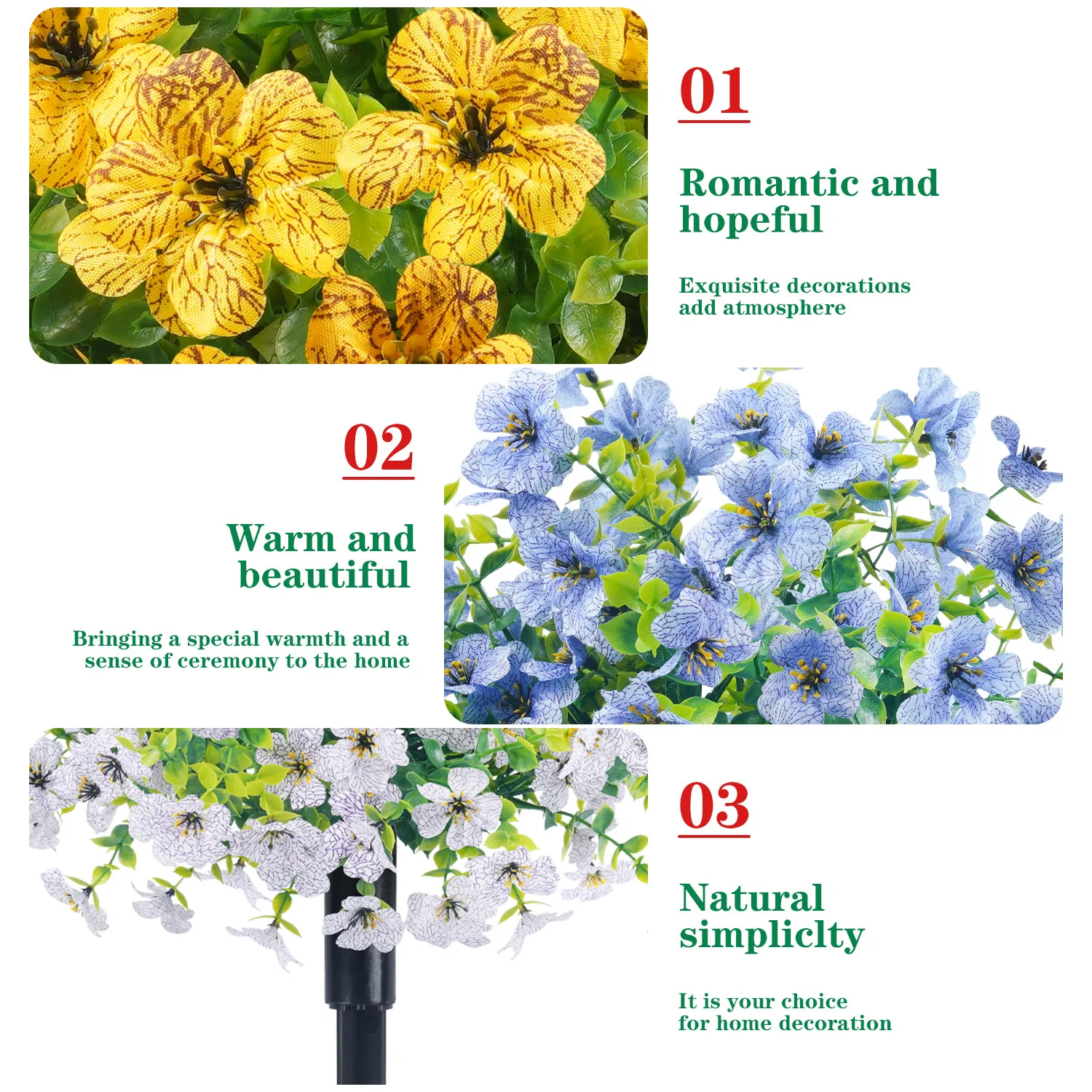 🌺Mother's Day 49% OFF-💐Outdoor/Indoor UV Resistant & Waterproof Artificial Flower Decor - Image 16