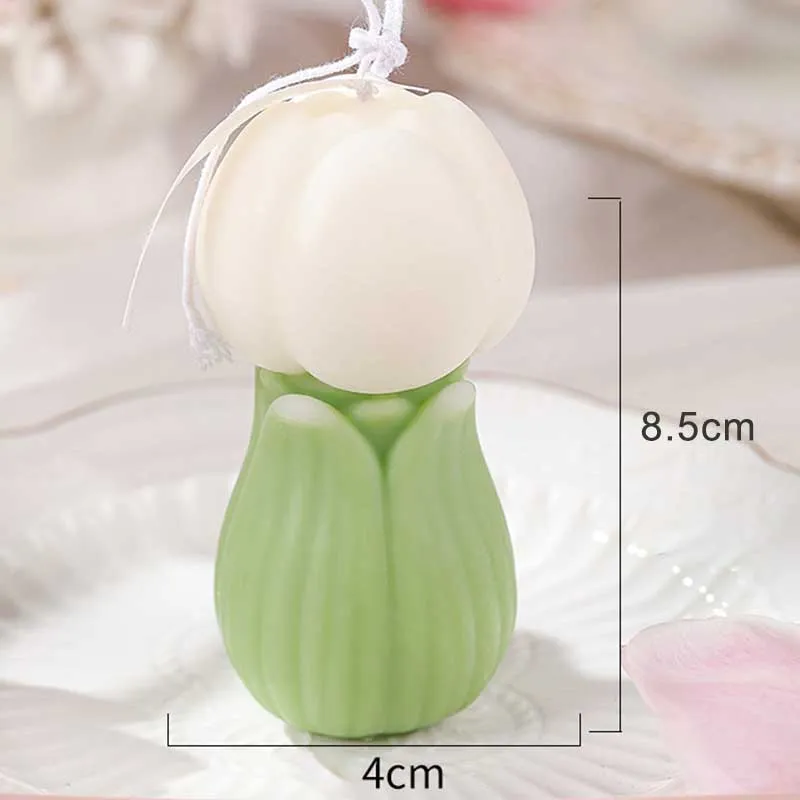 Tulip Handmade Scented Candle🌷 - Image 2