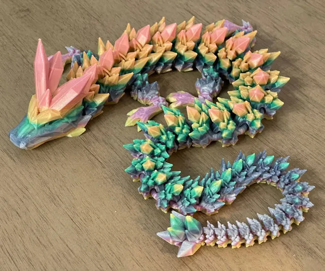 Articulated Crystal Dragon and Dragon Egg - Image 9