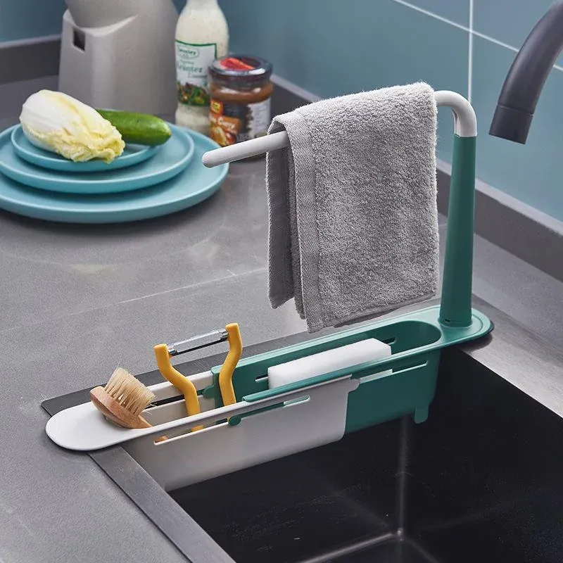 Updated Telescopic Sink Storage Rack😊 - Image 4