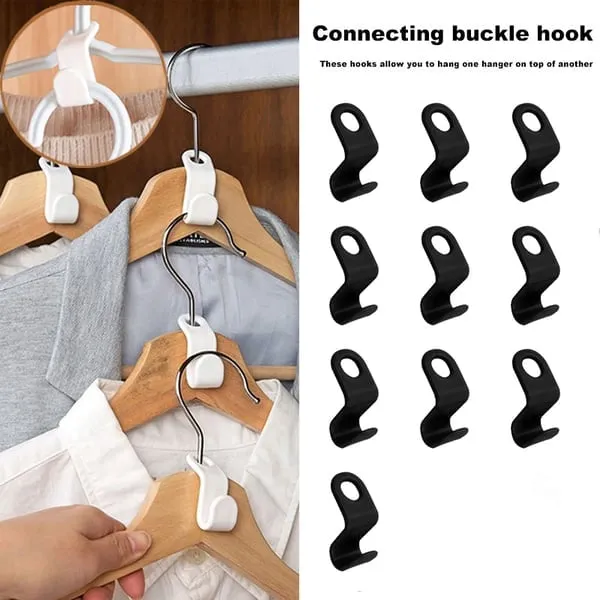 【🔥The 2024 The best closet helper】Space-Saving Clothes Hanger Connector Hooks - Image 13