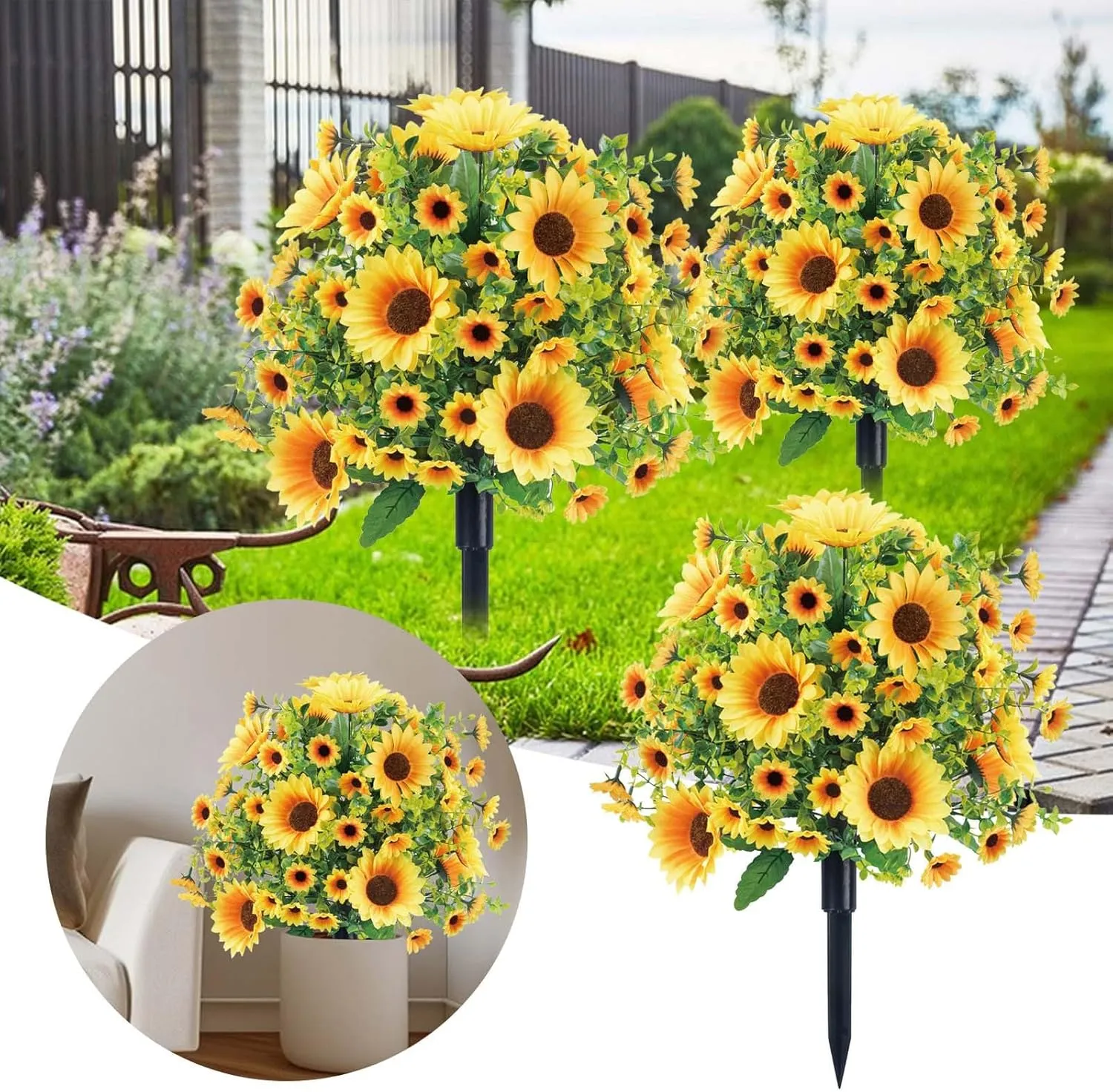 🌻Artificial Sunflower Tree,UVProof & WaterProof - Image 3