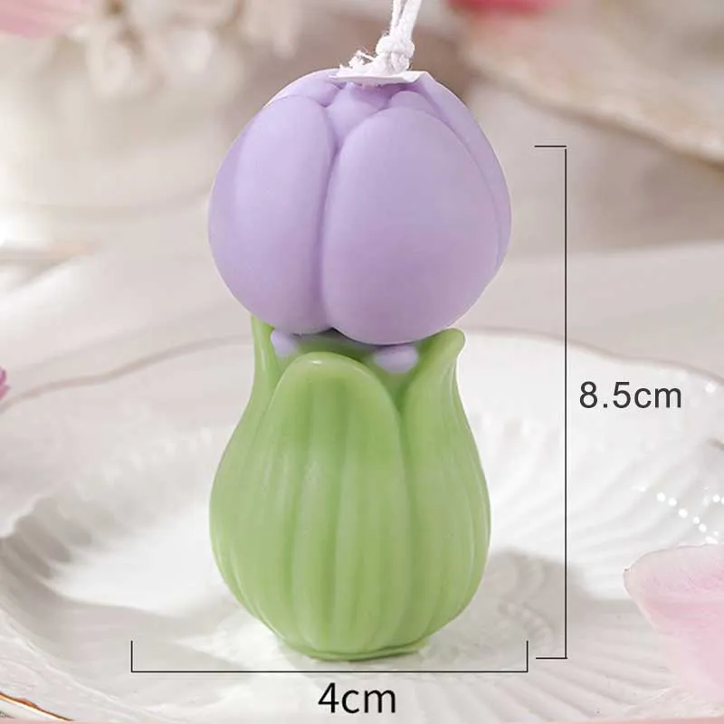 Tulip Handmade Scented Candle🌷 - Image 8