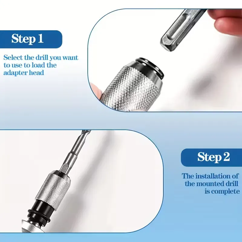 Rotary Hammer Adapter with Impact Drill Bits Set - Image 4
