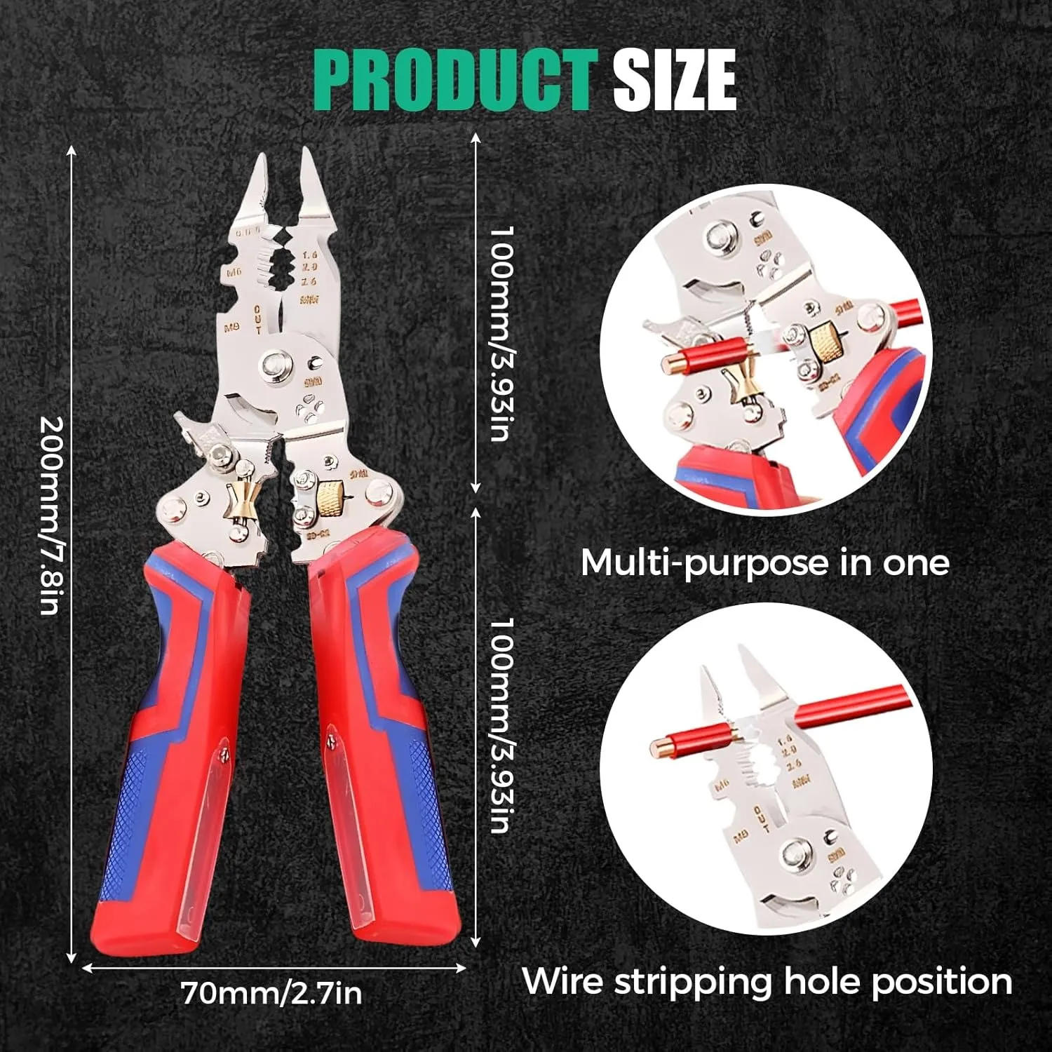 🔧 13-in-1 Foldable Wire Stripper Pliers with Voltage Tester - Image 6