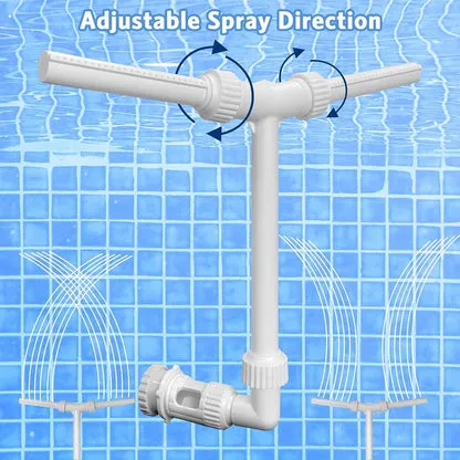 Solar Pool Fountain with Lights Dual Arc - Above/Inground Pool Fountain Lights with Remote Control - Image 10