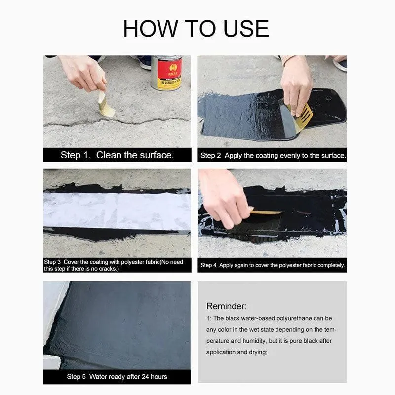 🔰Polyurethane Waterproofing and leak repair Eco-friendly coating - Image 8