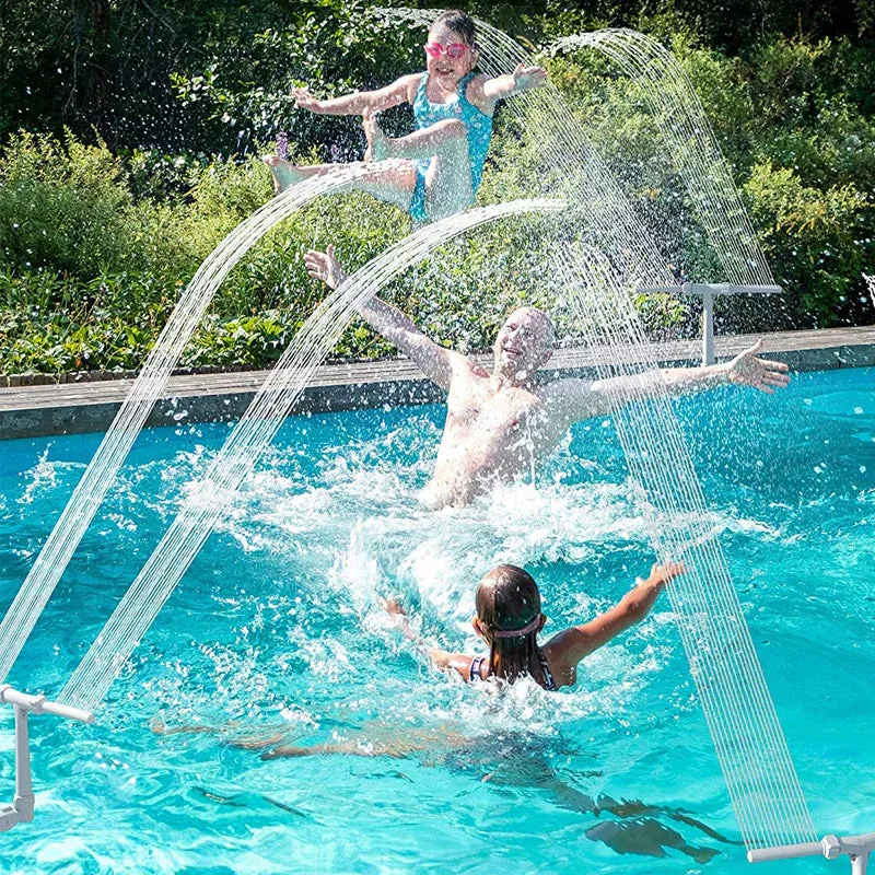 Solar Pool Fountain with Lights Dual Arc - Above/Inground Pool Fountain Lights with Remote Control - Image 19