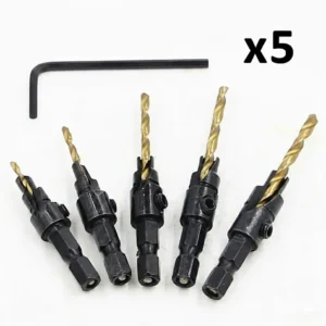 Premium HSS countersunk drill set
