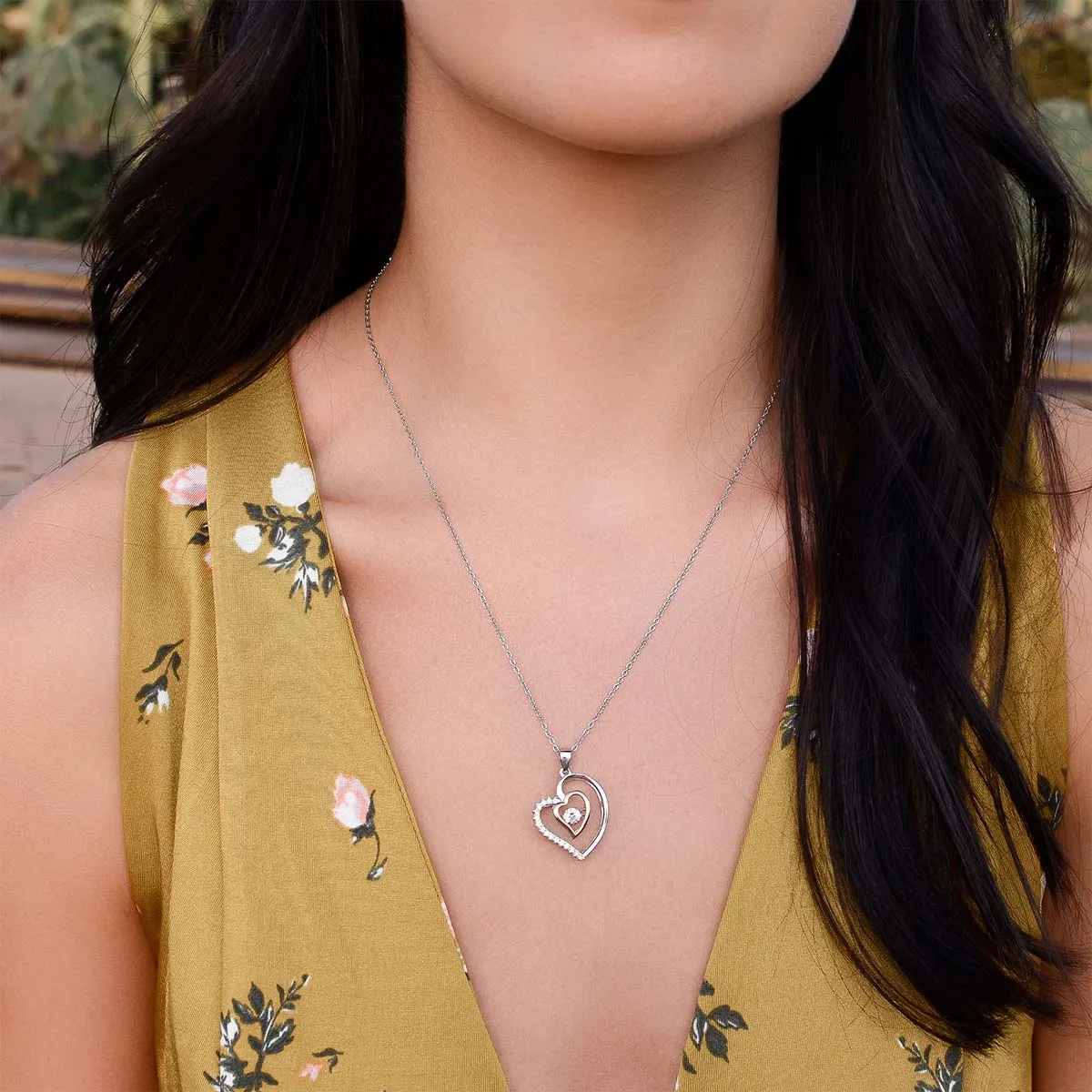 49% OFF - Keep Me In Your Heart - Luxe Heart Necklace - Image 2