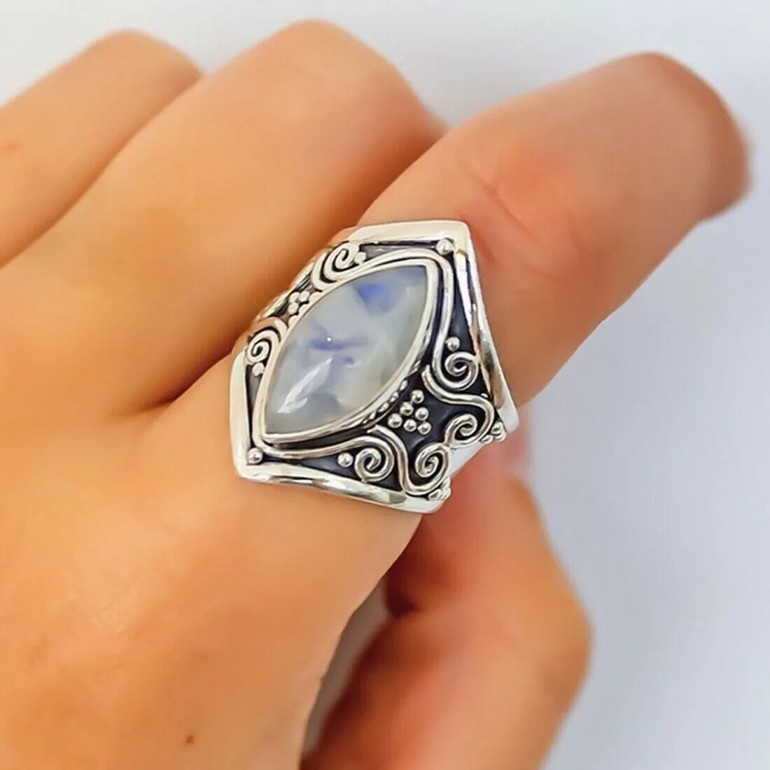 Handmade Moonstone Ring