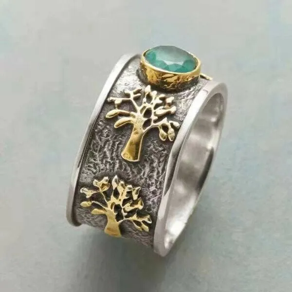 Vintage Tree of Life Ring - Image 3
