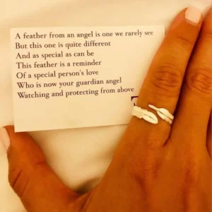🔥🔥HOT SALE NOW - Adjustable Plume Ring