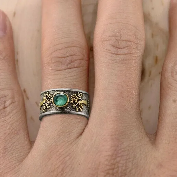 Vintage Tree of Life Ring - Image 2