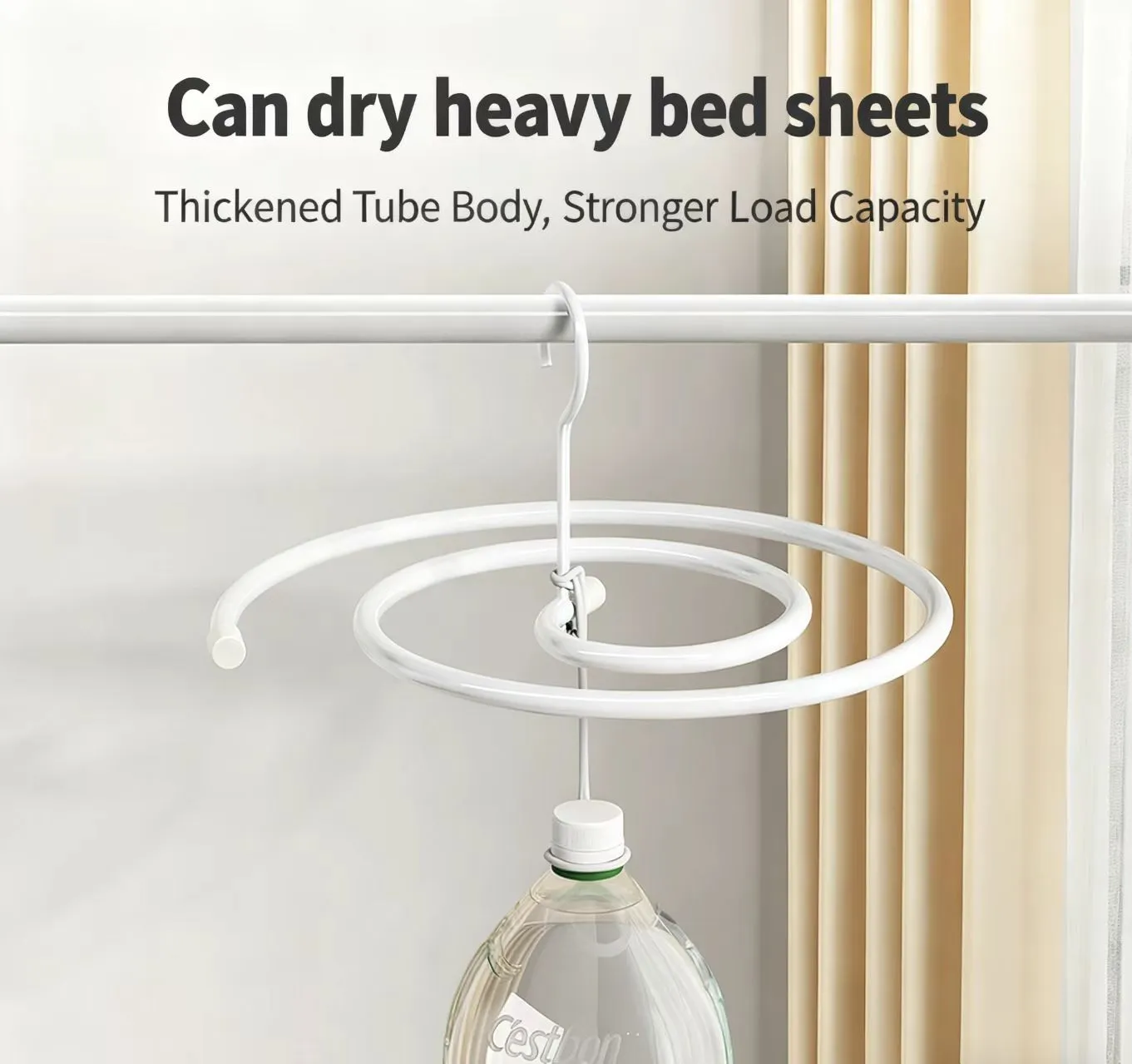 Cabilock 2pcs Spiral Shaped Clothes Drying Rack - Image 4