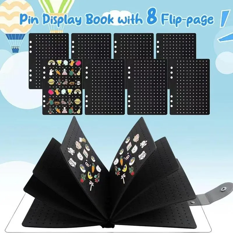 8 Pages Clear Felt Pin Display Book - Image 4