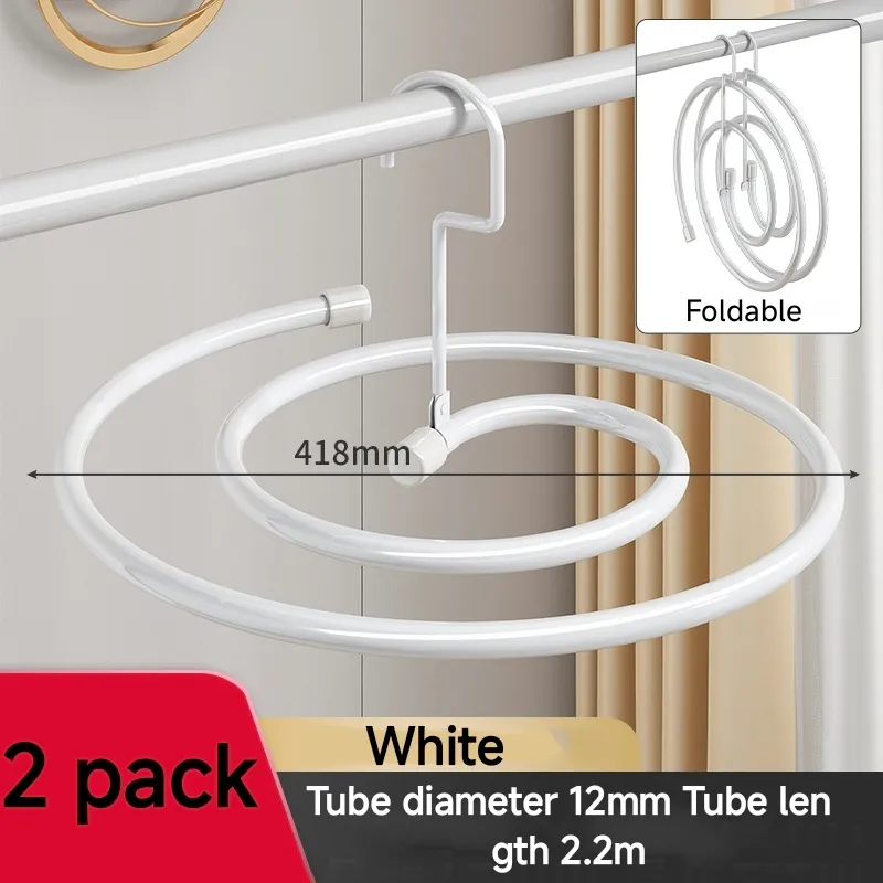 Cabilock 2pcs Spiral Shaped Clothes Drying Rack - Image 2