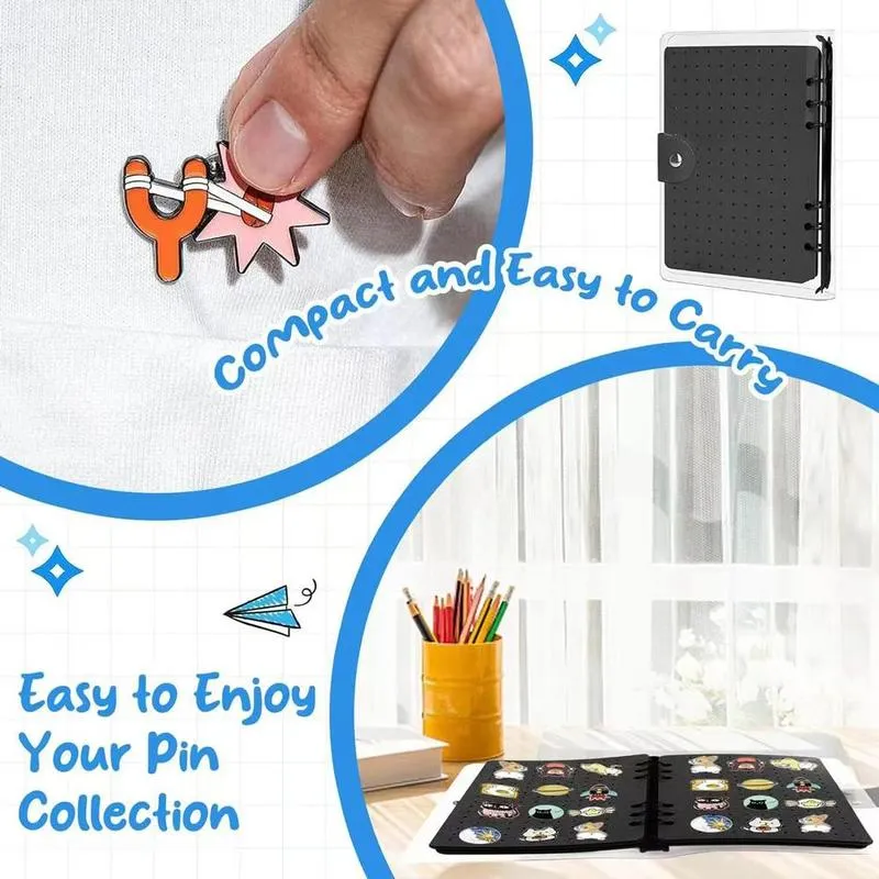 8 Pages Clear Felt Pin Display Book - Image 7