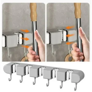 4Slot & 5Hook Wall Mounted Holder