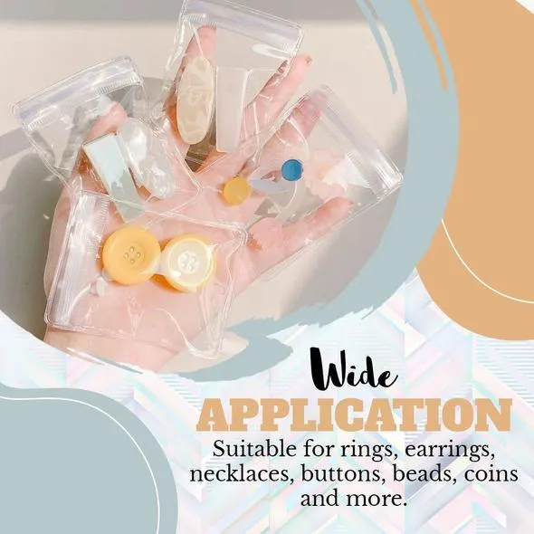 Transparent Jewellery Storage Book Set - Image 2