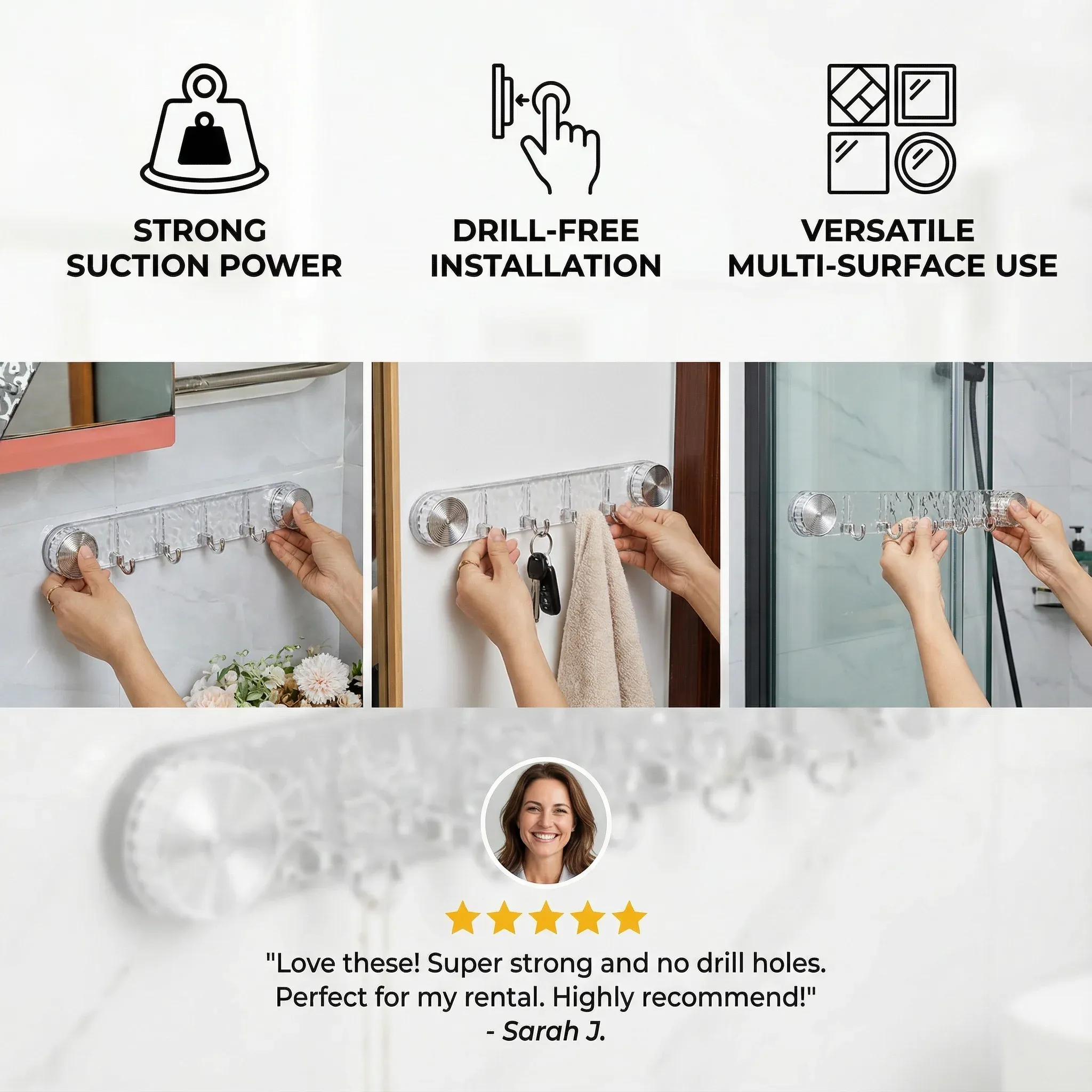 Practical Suction Cup Hooks - Image 3