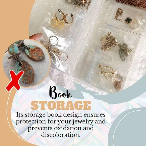 Transparent Jewellery Storage Book Set - Image 6