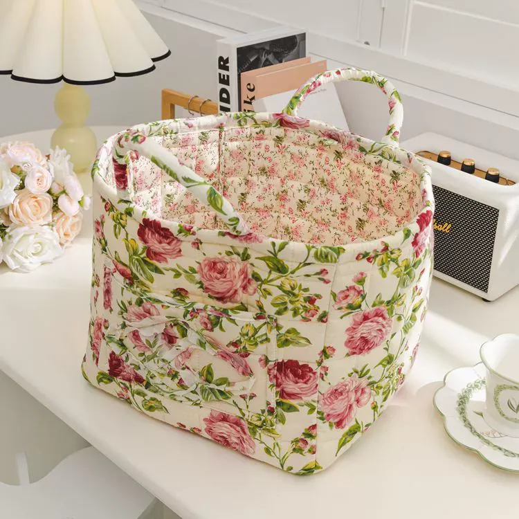 🔥 Boho Fabric Storage Basket