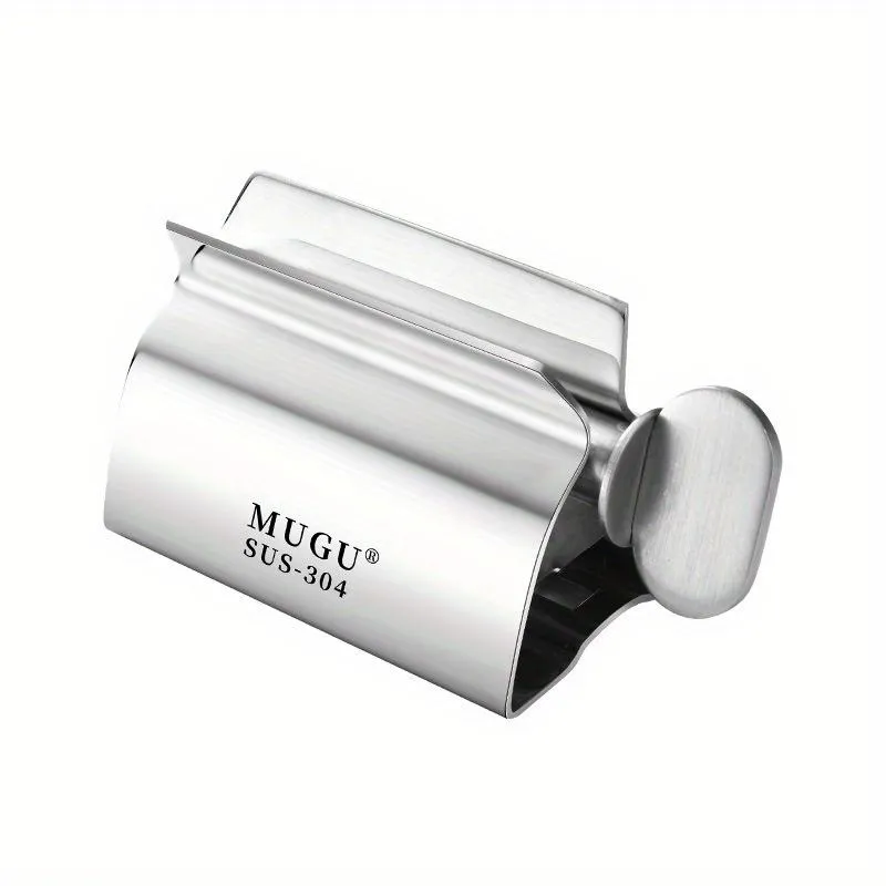 304 Stainless Steel Squeeze Toothpaste Device Practical Squeezer Toothpaste Holder Presser Portable Squeeze Facial Cleanser Toothpaste Clip hot  air  dryer family bathroom decor waterproof holder brush  sterilizer tartar remover UV Rechargeable Toothbrush