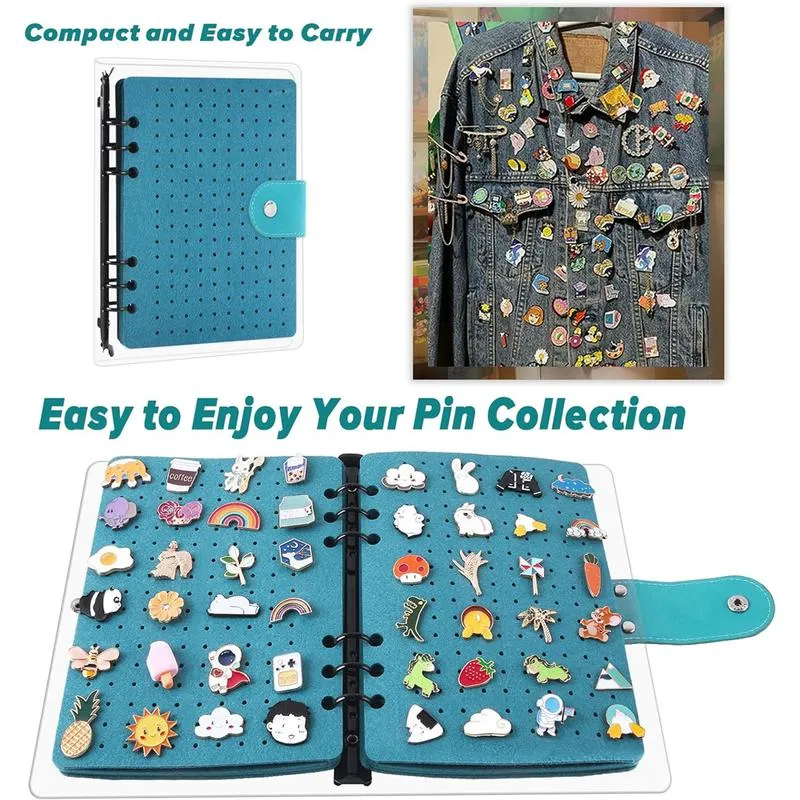 8 Pages Clear Felt Pin Display Book - Image 9