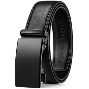 BOSTANTEN Men's Belt Easy Release Ratchet Belt