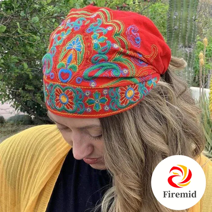 Embroidered Bandana Caps | Buy 3 Free Shipping - Image 2