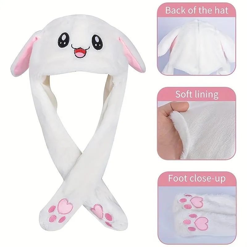 Easter LED Glowing Plushy Rabbit Hat - Image 4