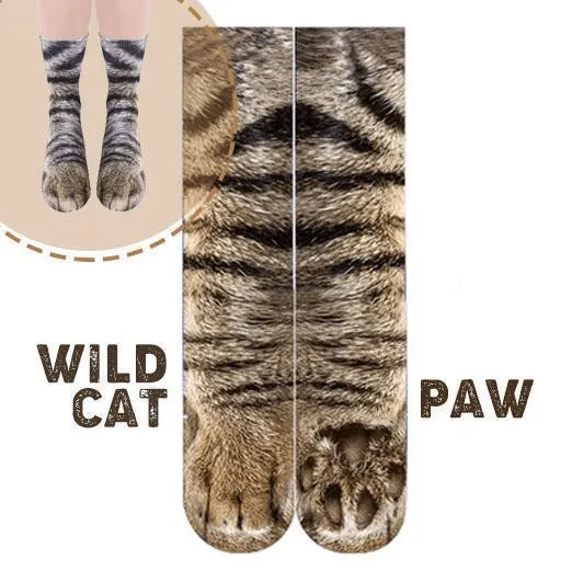 Flurry 3D Animal Paw Socks - Image 12