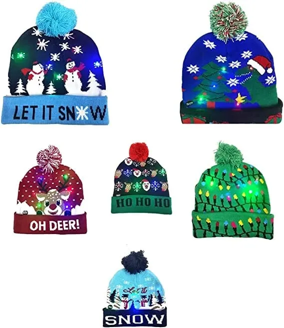 LED Light Knitted Beanies - Image 18
