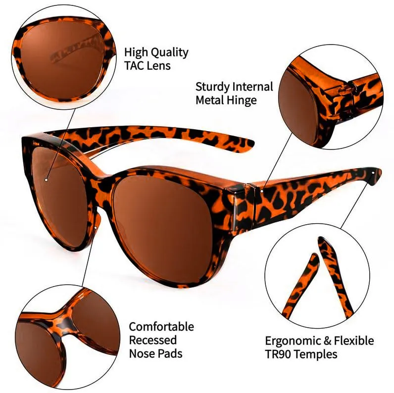 🕶2025 New Oversized Cat Eye Sunglasses Polarized UV400 Protection - Image 4