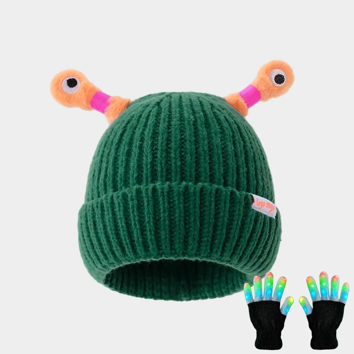 🔥HOT SALE - 49% OFF🔥Winter Parent-Child Cute Glowing Little Monster Knit Hat - Image 37
