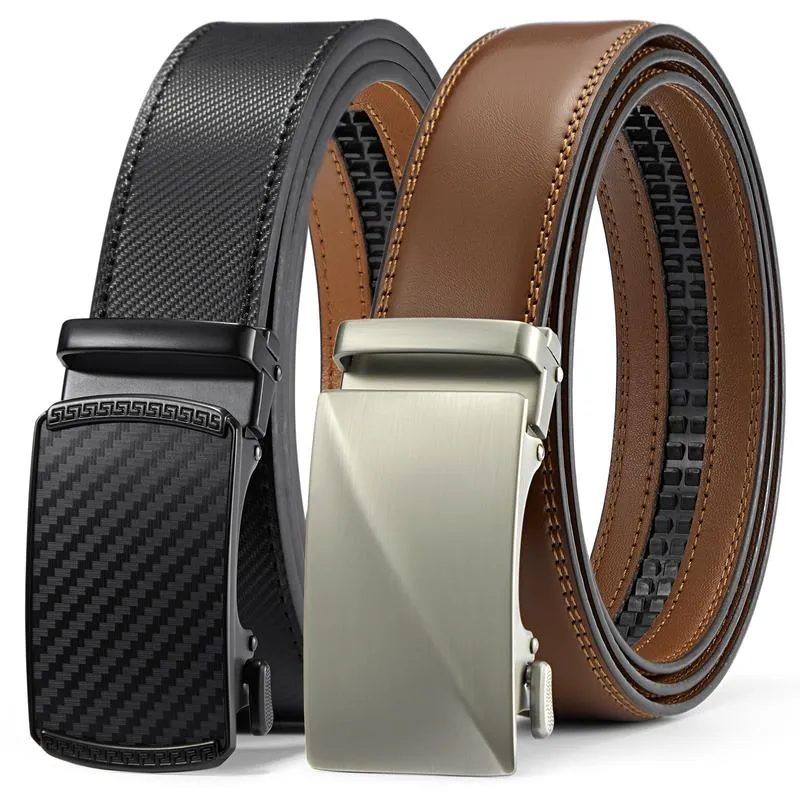BOSTANTEN Men's Belt Easy Release Ratchet Belt - Image 17
