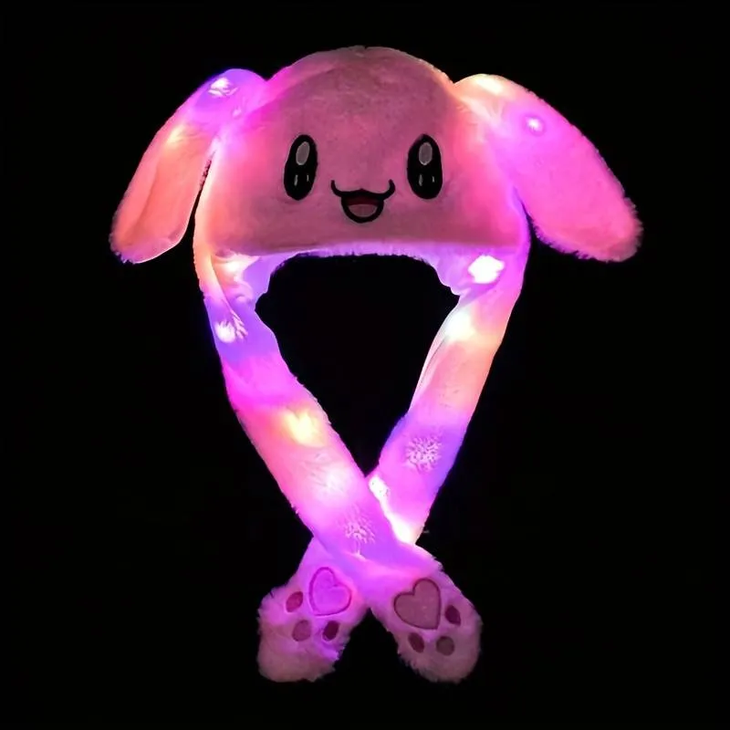 Easter LED Glowing Plushy Rabbit Hat - Image 6