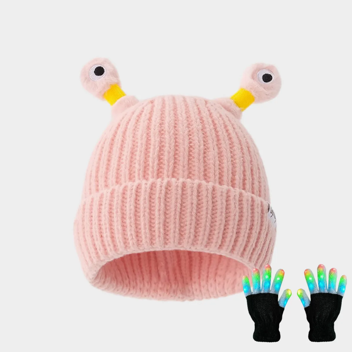 🔥HOT SALE - 49% OFF🔥Winter Parent-Child Cute Glowing Little Monster Knit Hat - Image 33
