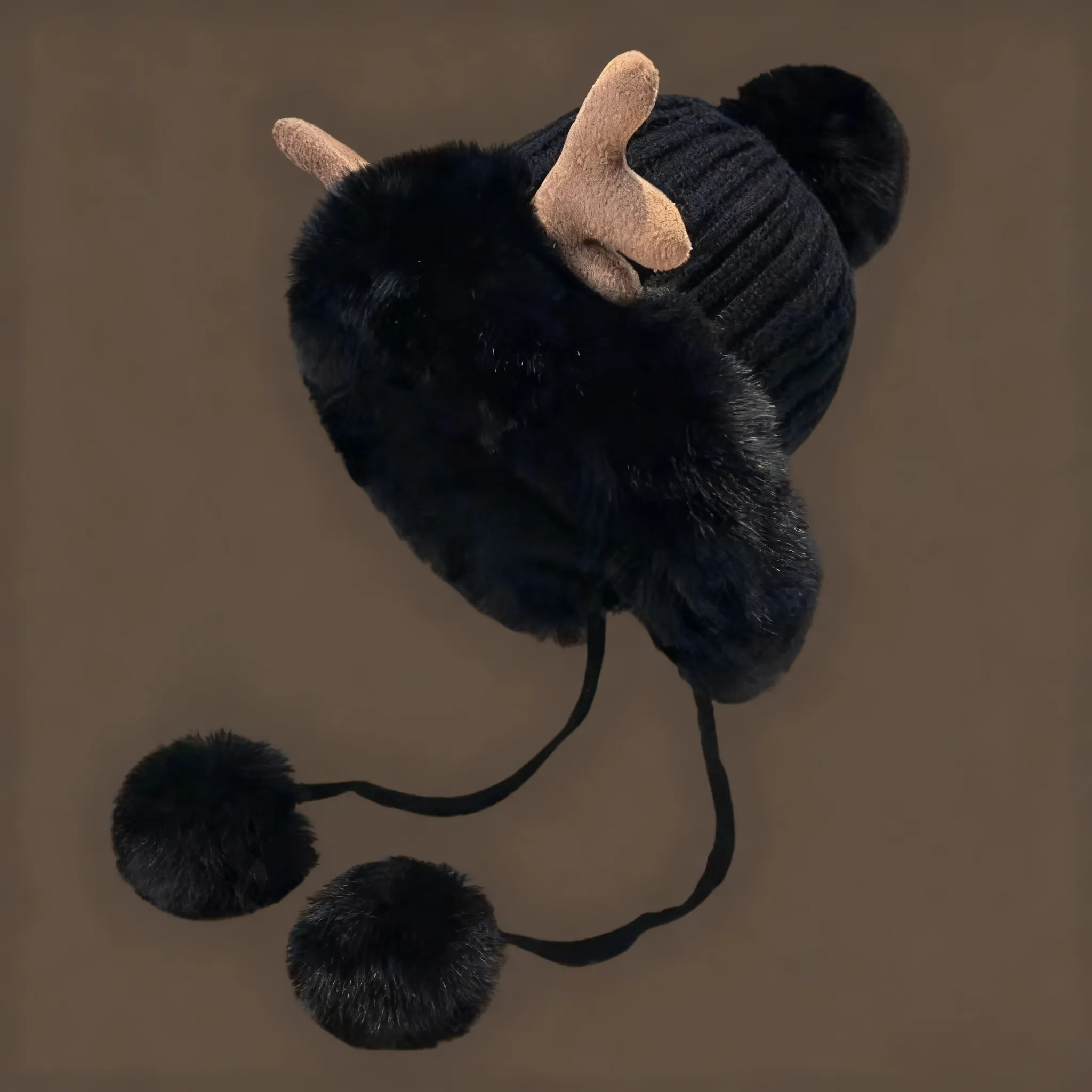 🦌 Cute Reindeer Antler Earmuff Hat - Image 13