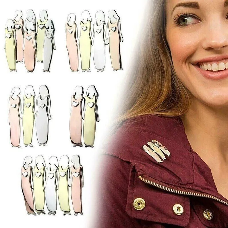 My Beautiful Sisters Brooch Pin Collection✨