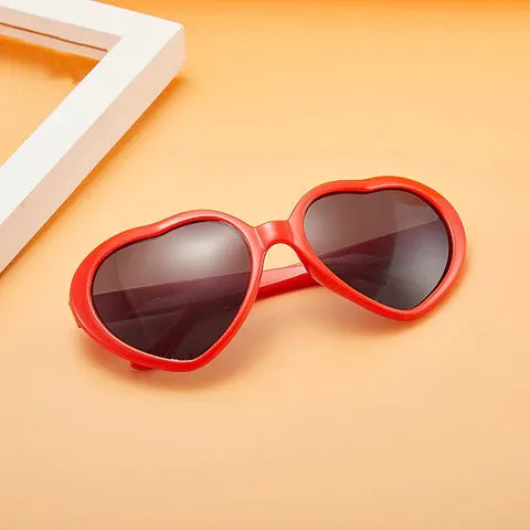Heart-shaped special effects lighting glasses