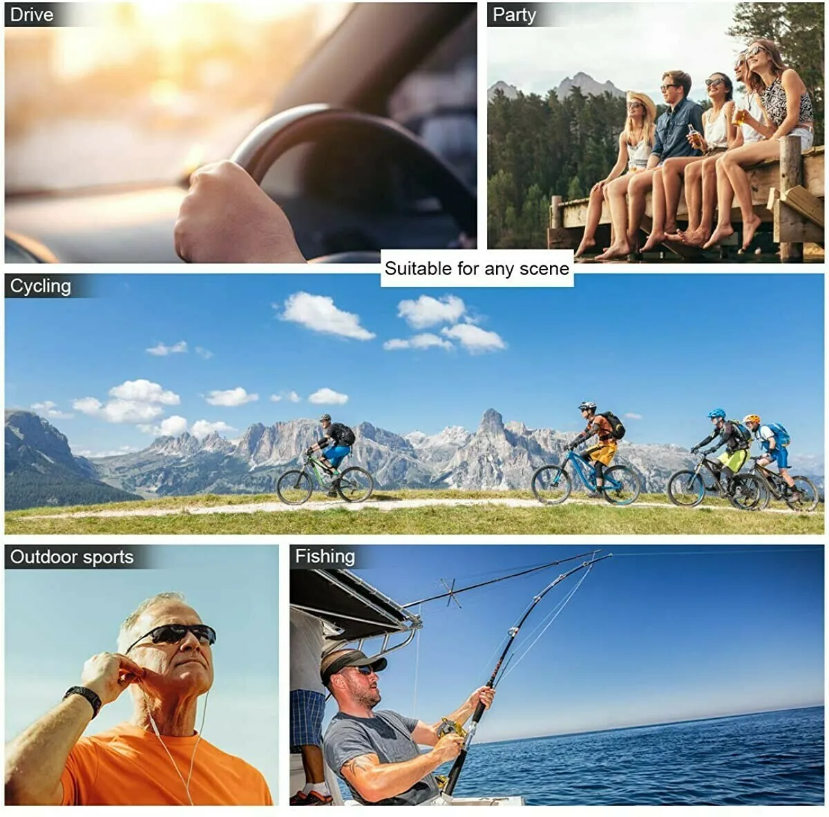 Buy 2 Free Shipping - Ultra-light Low Light Night Vision Fishing Glasses Sunglasses - Image 14